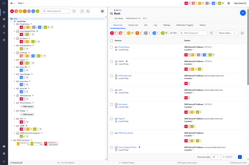 Device Tree in New UI